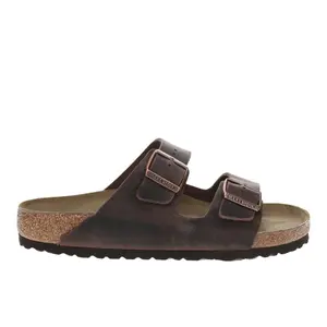 BIRKENSTOCK Mens Arizona Oiled Leather Casual Sandals Casual - Brown