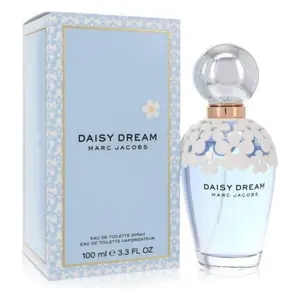 MARC JACOBS Daisy Dream Women's EDT Perfume, Fruity Floral Citrus Scent, Airy Light Fragrance, 3.3 fl oz (3.4 oz Equivalent), New In Box, Fruity Floral Fragrance, Women Perfumes