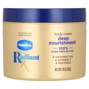 Vaseline RadiantX, Deep Nourishment Body Cream, 10 oz (283 g)