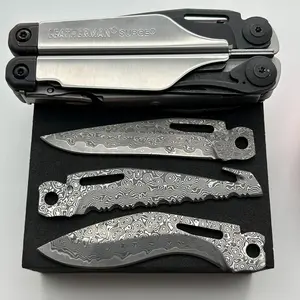 VG10 Damascus Main Blade Compatible for Leatherman SURGE - EDC  Upgrade