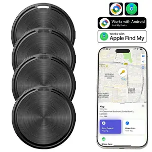 Smart Google GPS Tracker for Keys Wallet Luggage Pets, Bluetooth-compatible Location Finder for Android iOS Smartphones, Precision Tracking Anti-Loss Device