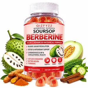 14-in-1 Berberine Gummies – 1800mg with Ceylon Cinnamon, Liposomal 30:1, Cayenne, Soursop & Superfoods Blend