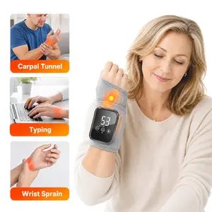 Enhanced Hand Repair Massager,Electric Hand Massager with Heat, Hands-Free Wrist Wrap Design, Lightweight Portable Massager for Left & Right Wrist Wrist Portable Therapy  for Daily Use & Sports Gift for Men Women,Summer Vibe（2026 New）
