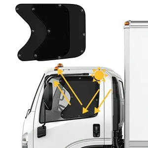 Semi-Truck Sunshade Side Window with Suction Cups, Universal UV Protective Sunshield, General Purpose Windshield Cover, Multipurpose Sun Shade, Car Accessory, Durable Sun Shade