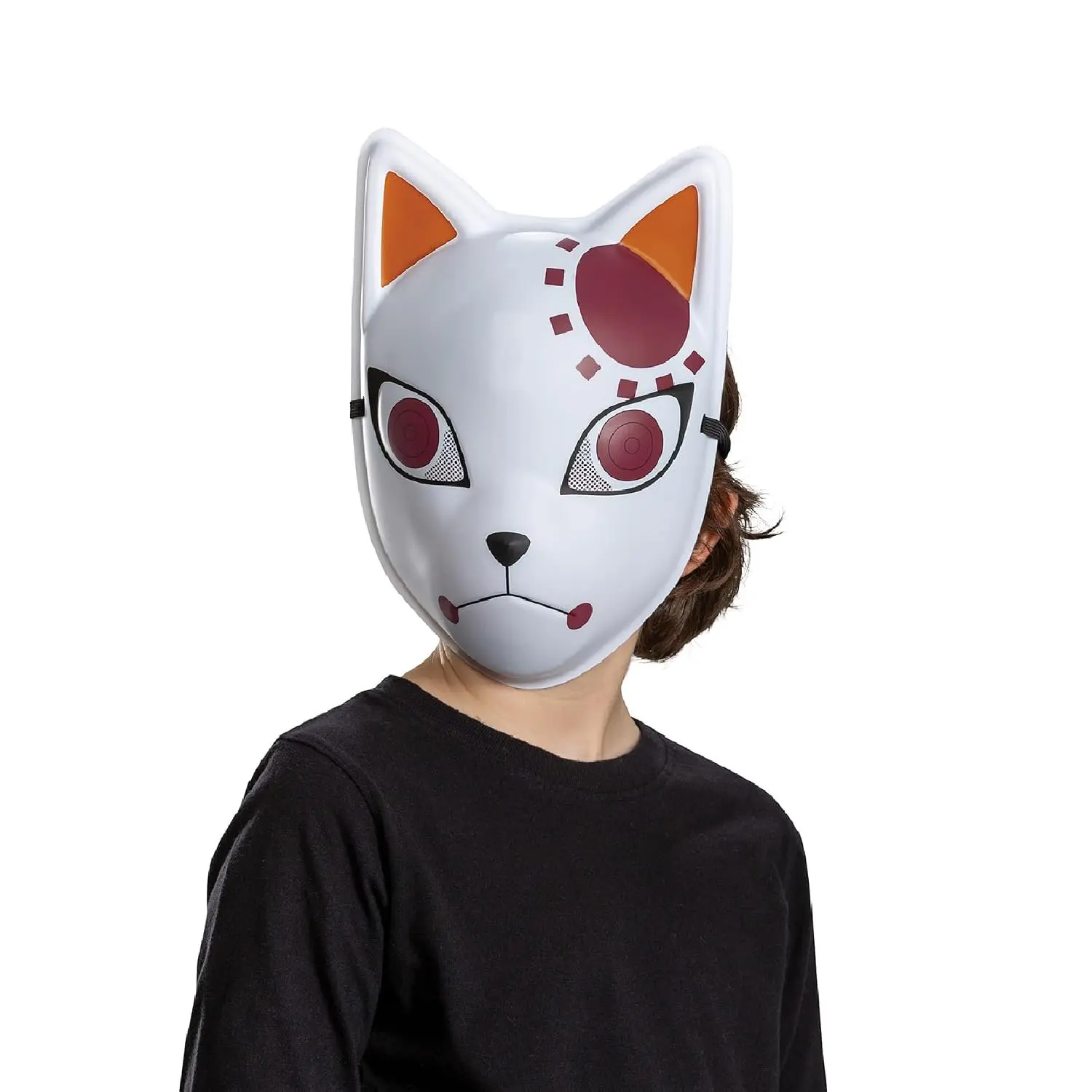 Disguise Demon Slayer Tanjiro Fox Warding Mask, Official Demon Slayer Costume Accessory, One Size