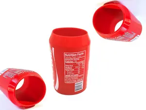 BEERSKIN Can Sleeve / Cover, Hides Can by Disguising it as a Can of Soda, Red, 3 Pack drinkware accessories