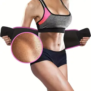 Sauna Sweat Belt Shaper, Unisex Waist Trainer, Hot Sculpting Abdominal Slimming Strap, Exercise Waistband, Workout Waistband, 23cm Width, Ideal for Men & Women