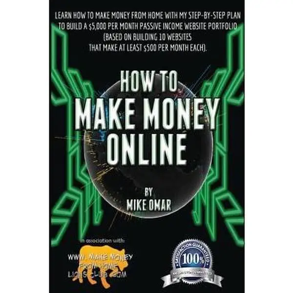 USED Book - How to Make Money Online: Learn how to make money from home with my step-by-step plan to build a $5000 per month passive income website portfoli by Omar, Mike (Paperback) - english