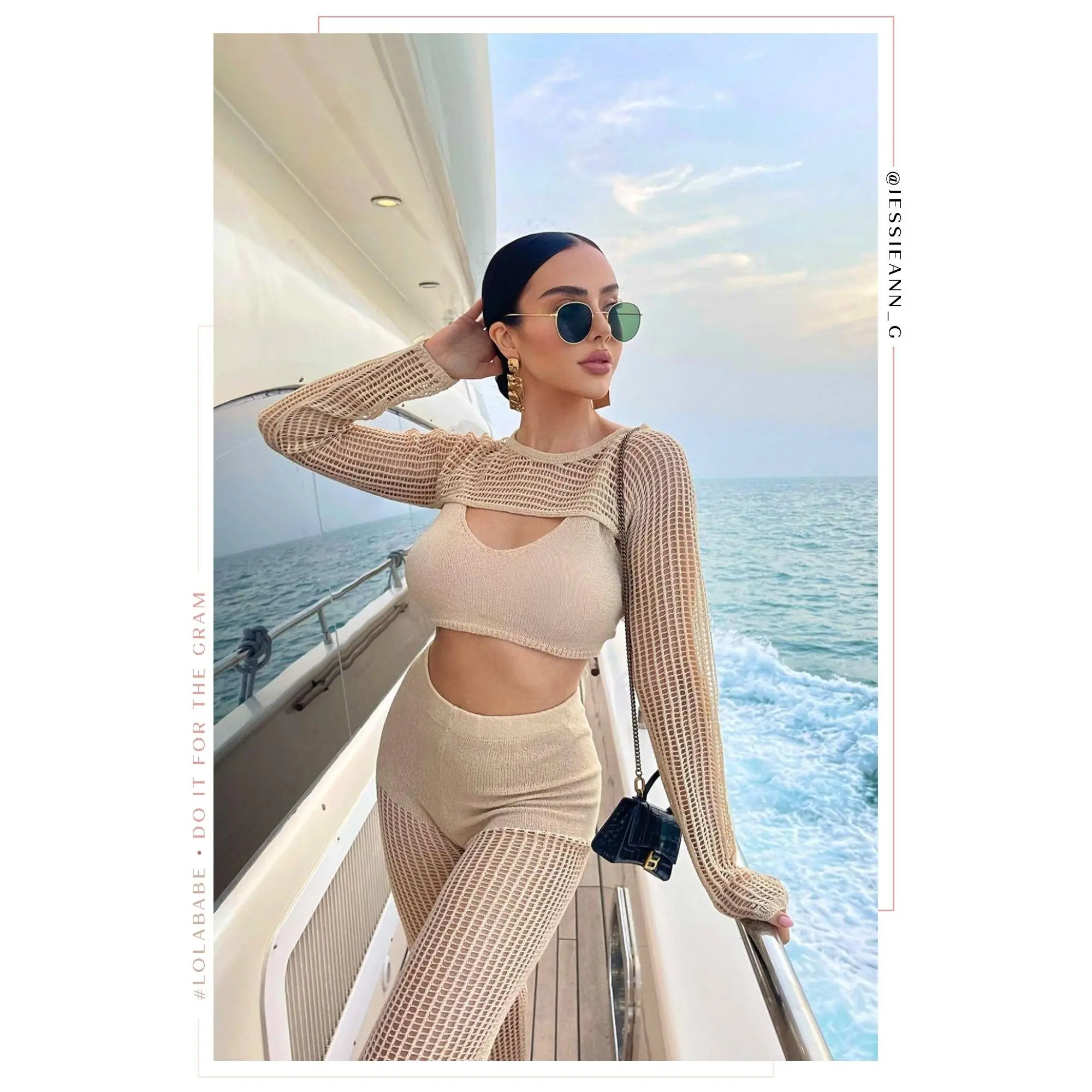 Ameya Three Piece Knit Set - Nude