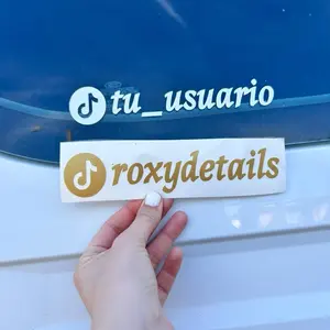 Custom Creator Username Sticker Social media