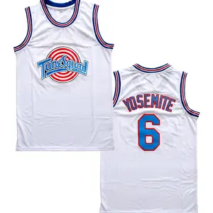 Men's #6 Sam Tune Squad  Yosemite Space Jam Movie Basketball Jersey Embroidery Sportswear Top t jersey  chic turf  jersey