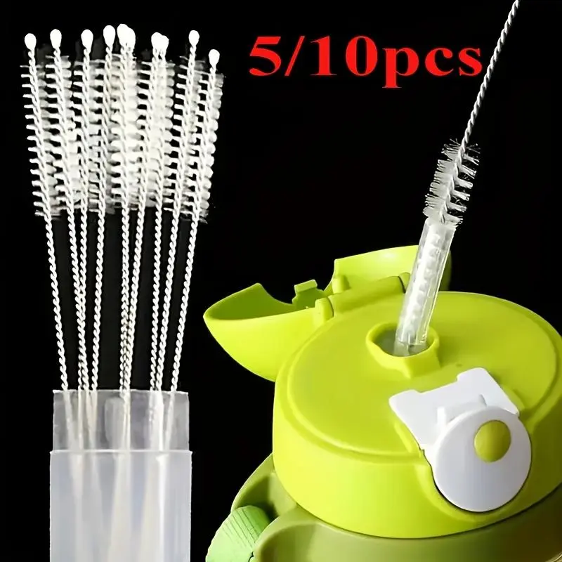Cleaning brush set, soft bristle Bottle Cleaner Brush and straw brush, cordless handle kitchenware