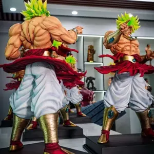 27cm/19.69inch CK&Jt Statue DBZ Broli Figure Ssj3 PVC Action Figures Collection Mode Toys Gifts