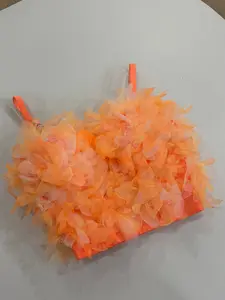 Ruffle Orange Corset Ruffle Orange Corset