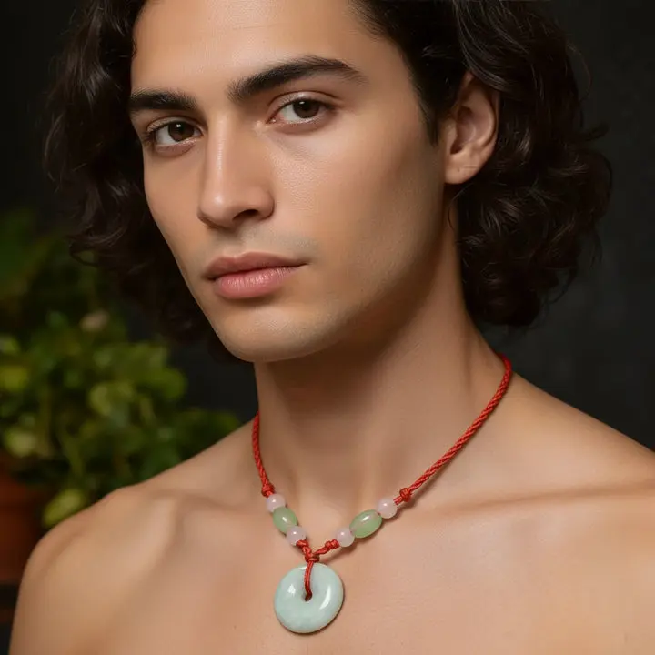 Healing Crystal Jade Stone Pendant