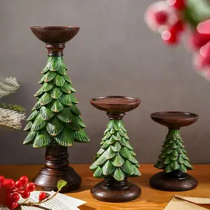 Creative Simulation Resin Christmas Tree, Home Decoration, Memorable Table Centerpiece, Perfect for Theme Parties, Restaurants & Celebrations, Dining Table Centerpiece