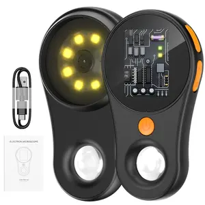 Portable Handheld Digital Microscope with HD Ultra Macro Lens, Compatible PC/laptop, Ideal for Welding, Science Research, DIY, Students & Professionals