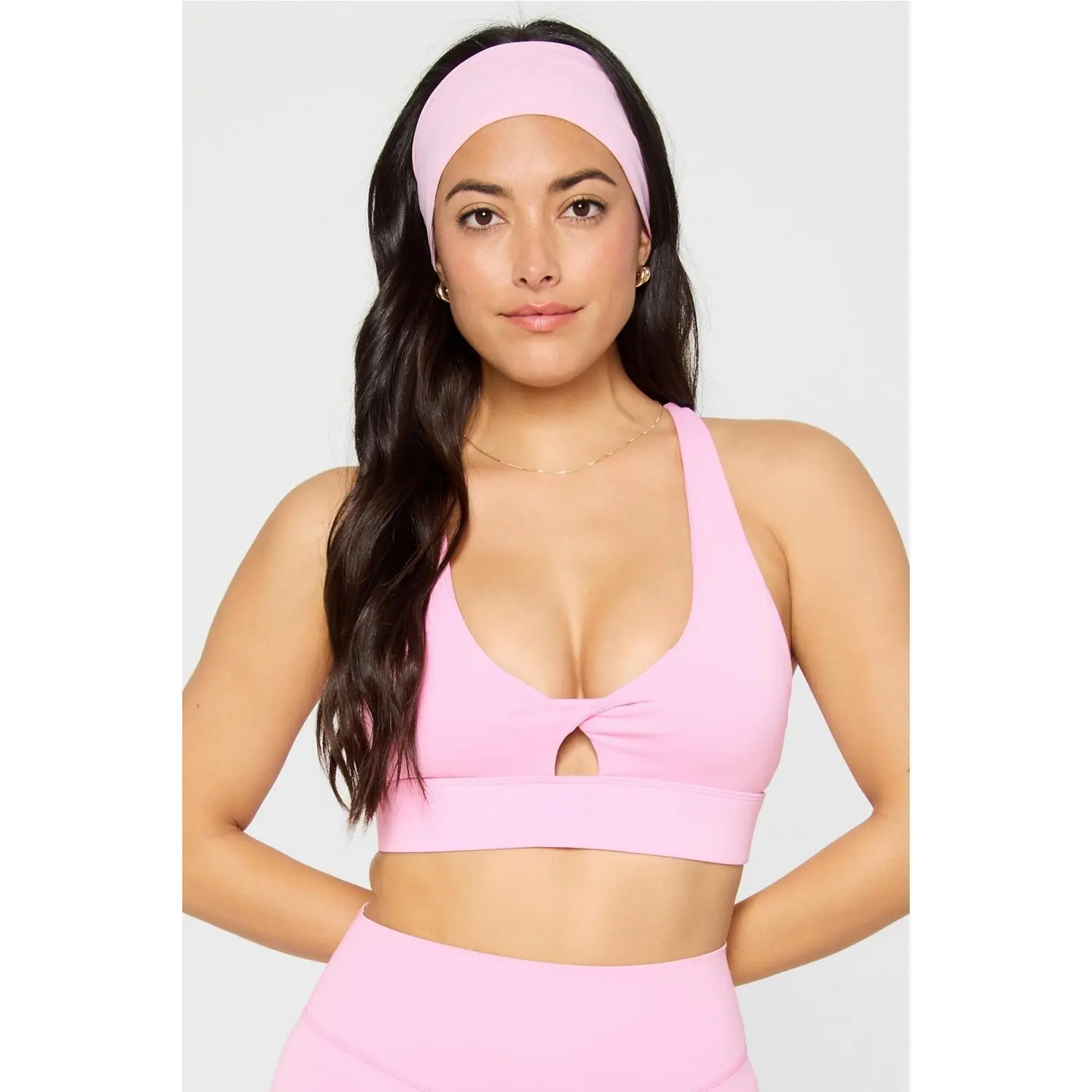 Fabletics Oasis Twist Medium Impact Sports Bra