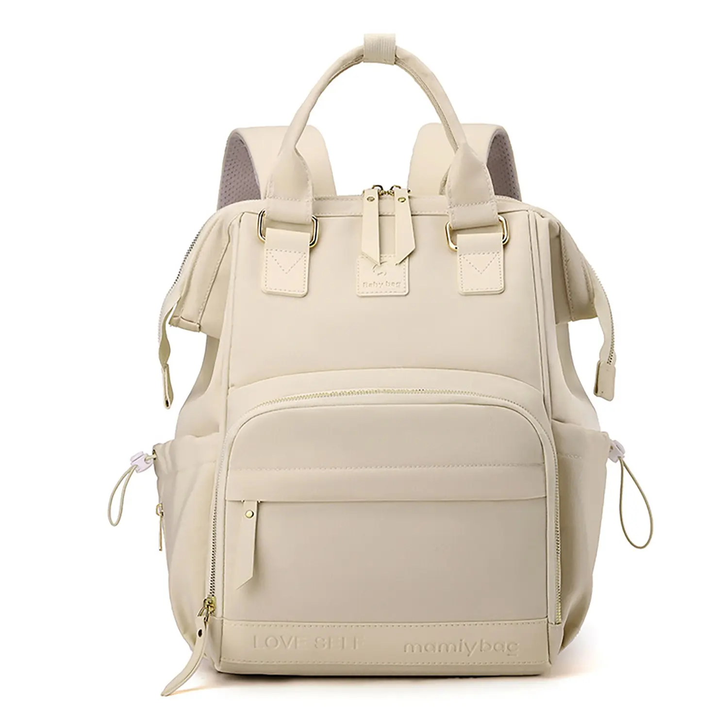 New Simple Fashion Mom Bag, Stylish Women Backpack, Multi-Functional Travel Backpack, Large Capacity Convertible Backpack, Baby Stroller, Travel, Hospital Use, Daily Backpack