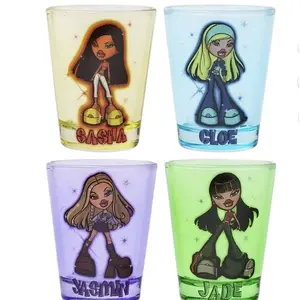 Bratz Themed Shot Glass Set, 1.5 oz, Includes 4 Glasses - Drinkware shotglass