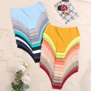 VOPINK Women's No-Show Seamless Panties - Buttery Soft & Invisible Underwear for Gym, Work & Daily Wear (Up to 32-Pack)