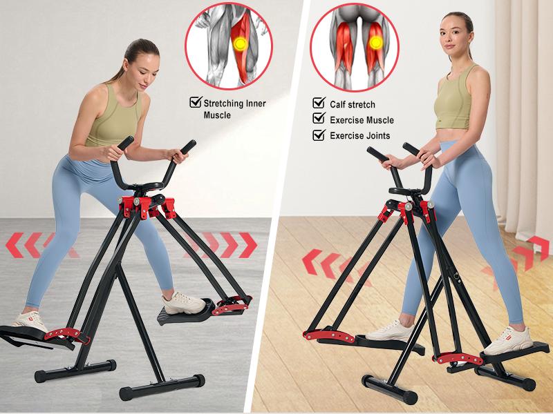 Home Space Walker Aerobic Stepper Does Not Hurt Your Knees Exercises Buttocks, Legs, Abdomen, Suitable for Men and Women Fitness Equipment