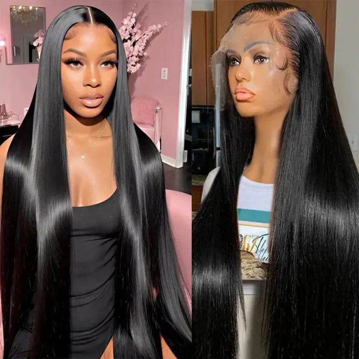 Gabrielle Hair 13X6 Bone Straight Transparent Lace Front Human Hair Wigs For Black Women 13X4 Lace Frontal Wig Natural Wigs Indian Hair Wigs On Sale Clearance 180Density Backtoschool  #SummerVibes#tiktokshopspringglowup