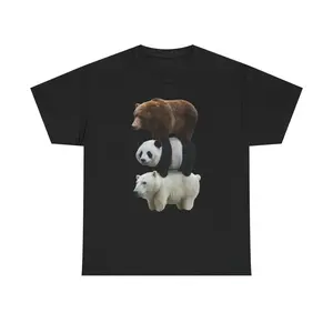 We Bears Realistic Cotton Animal T Shirt