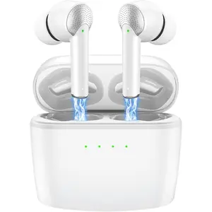 Wireless Earbuds,Bluetooth 5.3 Headphones with 4 ENC Noise Cancelling Mic,HiFi Stereo Deep Bass in-Ear Earphones,40H Playtime Wireless Ear Buds,IPX8 Waterproof Bluetooth Earbuds for iPhone/Android/IOS