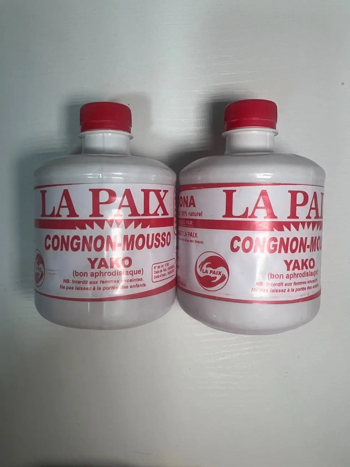 2 Lapais Congnons Moussos Gona Herbal Infused Energy Beverage (Ivory Coast Origin)