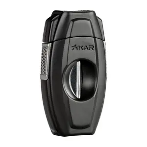 Xikar VX2 V-Cut Cutter Black – Stainless Steel Deep V Cutter