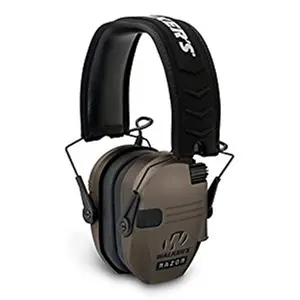 GSM  Walkers Razor Slim Shooter Muff Headphone, Dark