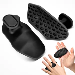 Weight Lifting Grips for Women & Men, Anti-Slip Silicone Workout Gloves for Palm Protection, Suitable for Dumbbell, Pull-Ups and Gym Training