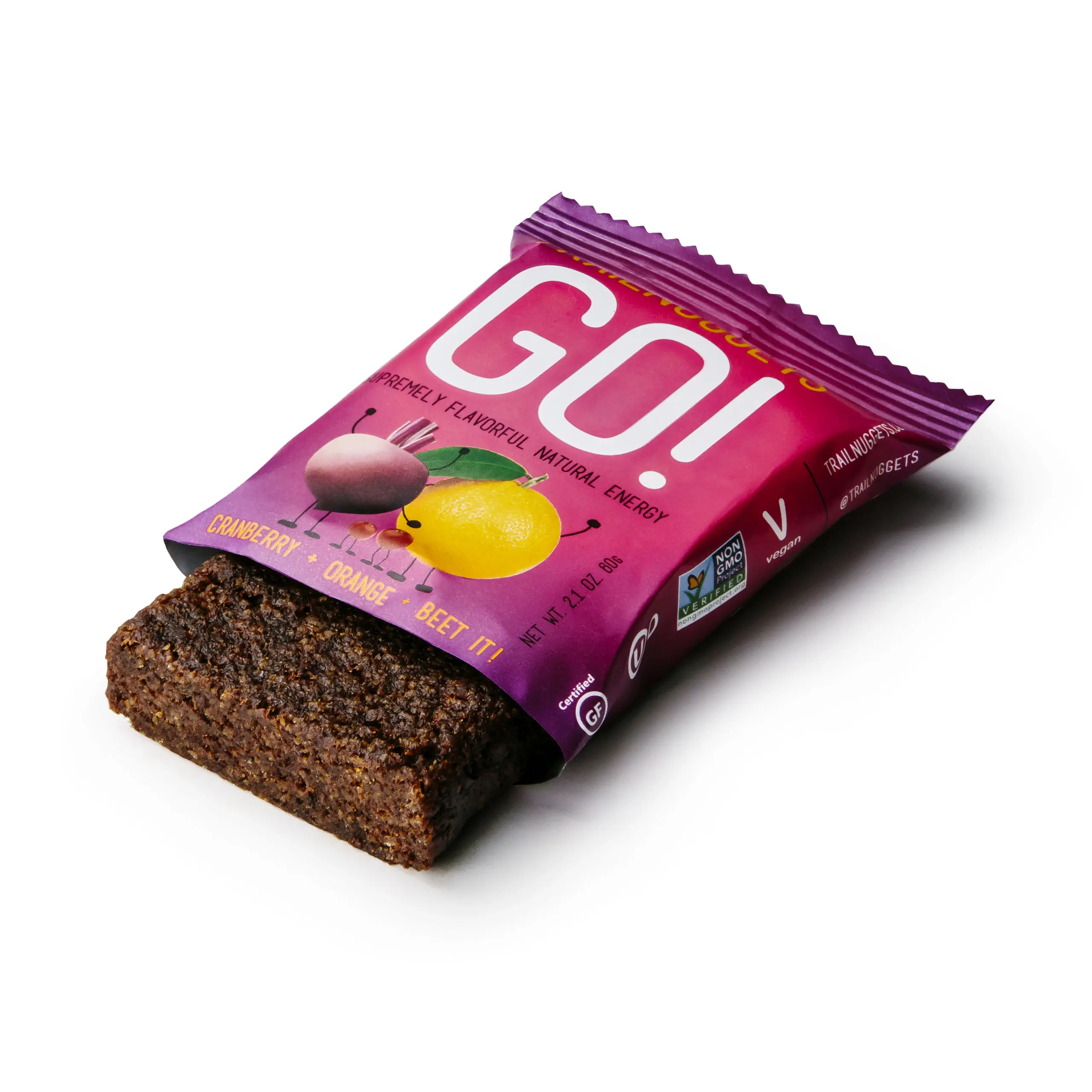 Trailnuggets Energy Bar, Beets + Cranberry + Orange
