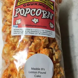 Lemon pound cake Popcorn gourmet