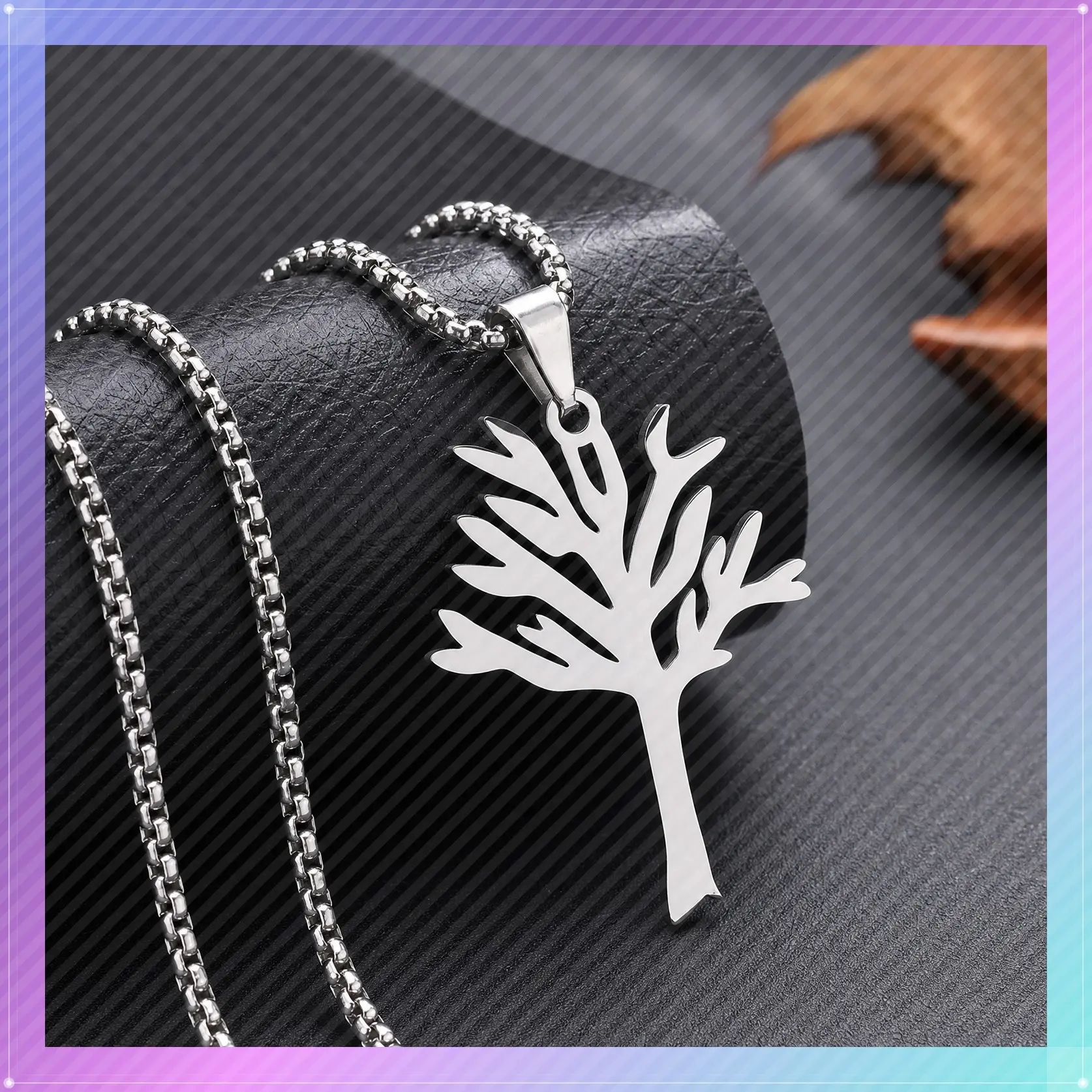 Poison Tree Necklace - Best Christmas Gift for Men Women Chain Modern Charms Jewellery