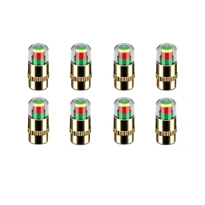 DABATR 4PCS Car Auto Tire Pressure Monitor Valve, Car Pressure Monitor Valve Stem, Tire Pressure Monitor Valve Stem Cap for Medium-Sized, Small, Motorbikes, Bicycles