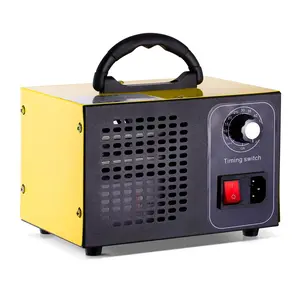 60000mg/h Portable Ozone Generator | Commercial Air Purifier for Odor Removal, Sterilization & Disinfection (Yellow/Black)