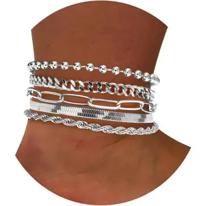 Women's Ankle Bracelet Big Ankle, Women's Delicate Waterproof Adjustable Ankle Bracelet, Women's Ankle Bracelet Fashion