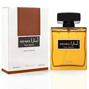 Aiyara Pour Homme EDP Spray 100ML (3.38 OZ) by Rasasi | Long Lasting, Spicy, Woody, Sweet, Luxurious Masculine Scent.