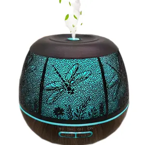 400ml essential oil diffuser, ultrasonic mute/7 color light adjustable aromatherapy machine, with timed humidifier, suitable for bedrooms, living rooms, offices