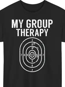 100% Cotton Gun Owner Group Relax Gift Funny Shooting Range Target T-Shirt