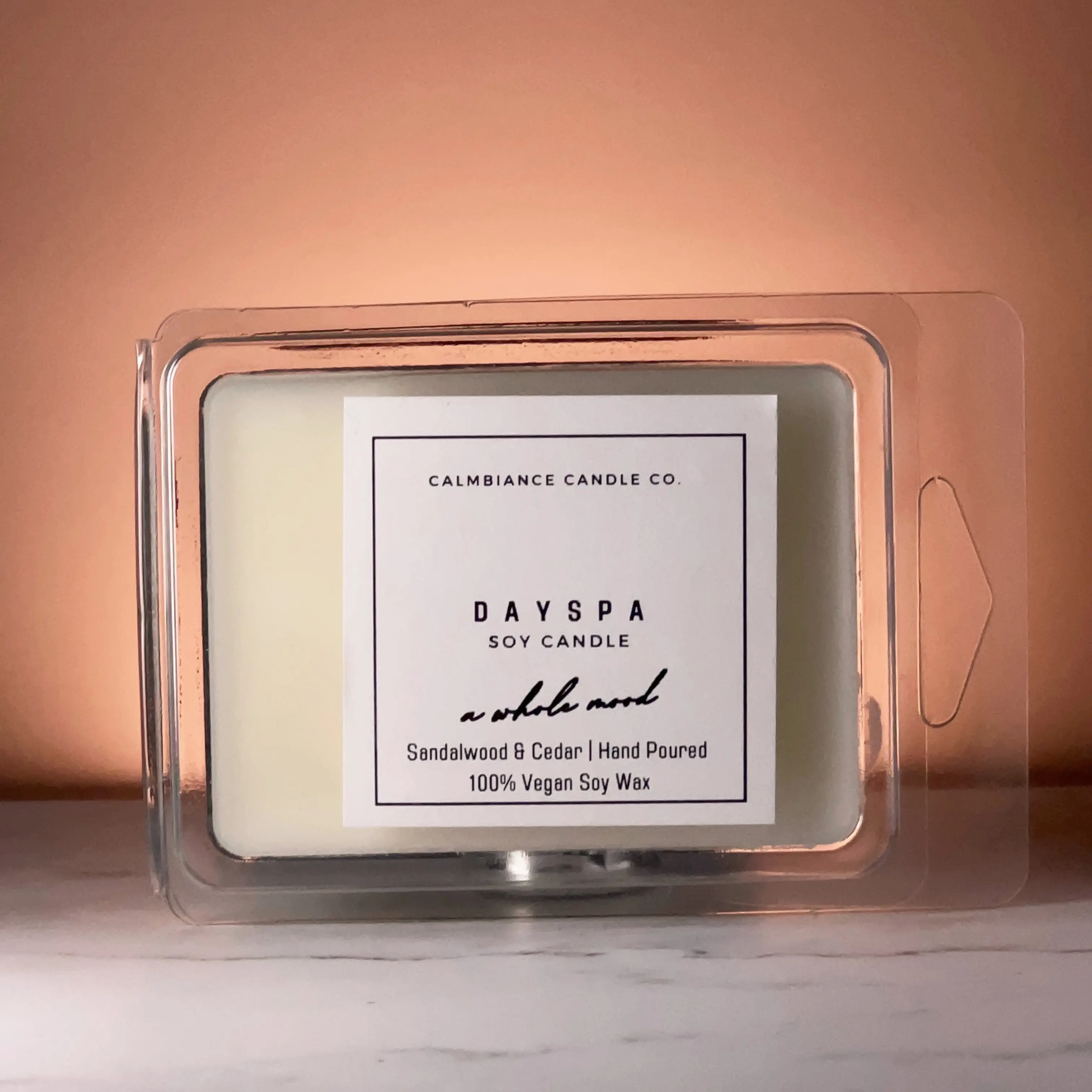 DaySpa | Cedar and Sandalwood Soy Wax Melts | Eco Friendly | Pure Vegan Soy Wax | Gifts for Her | Fresh Scented | Long Lasting Scent | Woody Smokless wax  melts
