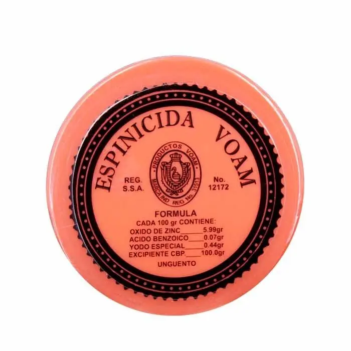 Pomada Espinicida LabVoam (0.66oz / 20g) Contra Espinillas y Barros, Helps with Acne Ideal for oily or acne-prone skin.
