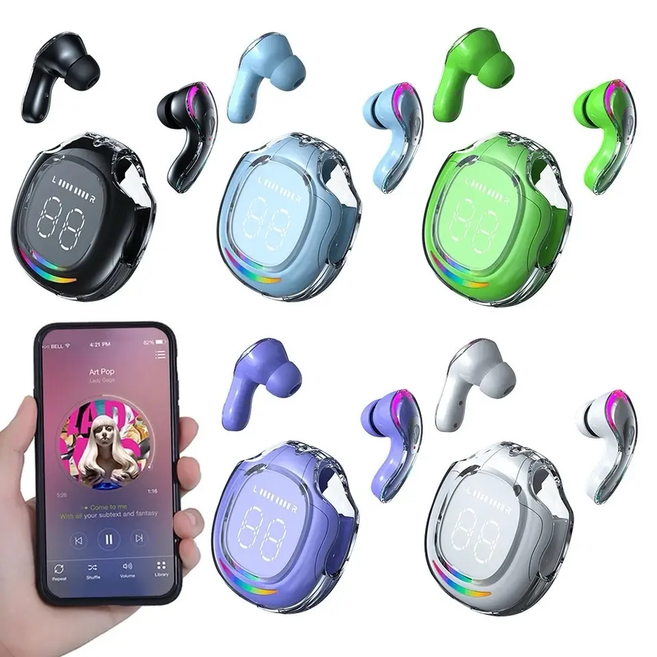 Noise Cancellation Bluetooth headphones Earbud Electronic Headset Noise Cancelling Earphones Audio