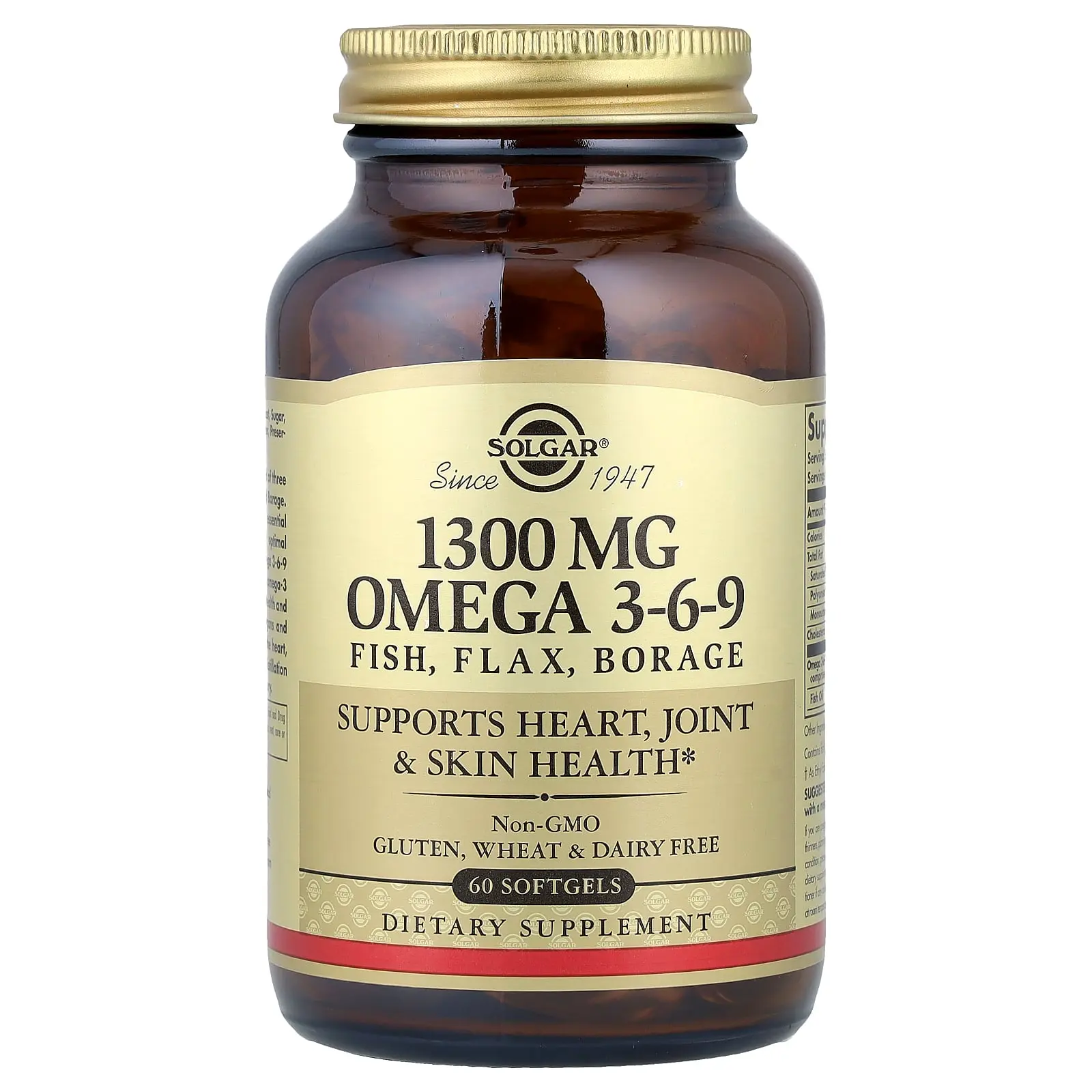 Solgar Omega 3-6-9, 60 Softgels