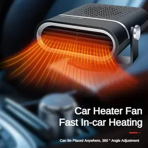 Portable Electric Car Heater Fan 12V/24V Fast Heating 360 Degree Rotation Defogger for Windshield & Screen Atomizing Quick Heat Car Window Fan 12v  24v  car  heater  fan descongelador  charger calefactor  para  auto android gps Mult Car Radiator Fan,summe