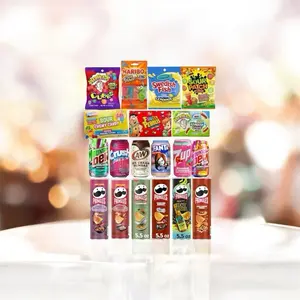 All American Assorted Bundle Box- 2 Pringles, 2 Candies, & 2 Soda Variety Box