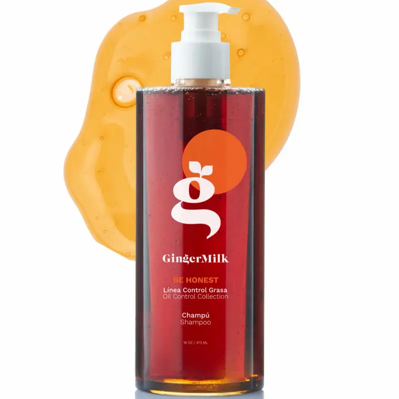 Shampoo for Oily Hair, Be Honest | Balancing & Clarifying Care with Ginger, Chamomile & Pro-Vitamin B5 for Oily Scalp & Dry Ends | Ginger Milk