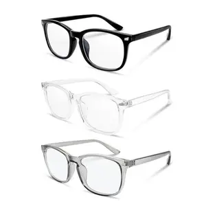 2026 New Design Blue Light Glasses for Men Women Reduce Eye Strain UV Blocking for Computer Screen